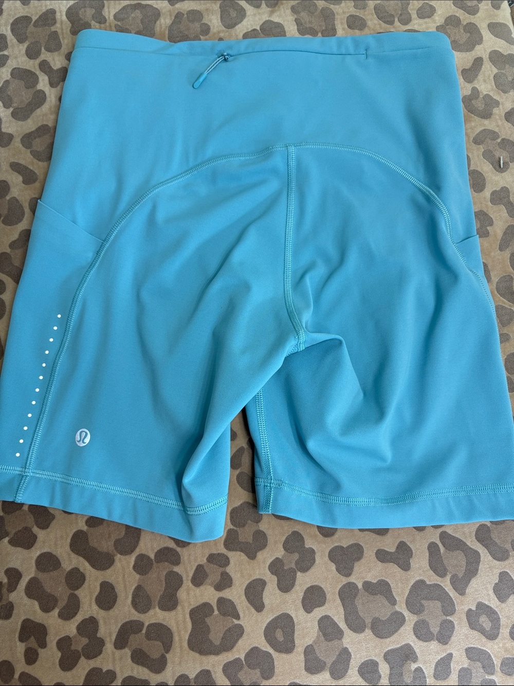 lululemon athletica women’s Aqua Blue Athletic Shorts